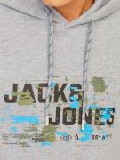 JACK & JONES Collegepaita 'JCOOutdoor'  taivaansininen / harmaa / olii...