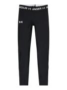 UNDER ARMOUR Urheiluhousut 'HeatGear'  musta / valkoinen