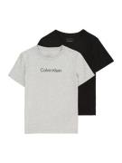 Calvin Klein Jeans Paita 'INSTITUTIONAL'  harmaa / musta