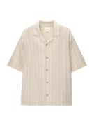 Pull&Bear Paita  beige / valkoinen