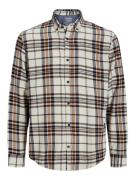 JACK & JONES Paita 'JJECLASSIC'  beige / kameli / marine / tummanruske...