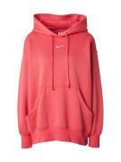 Nike Sportswear Collegepaita 'PHOENIX FLEECE'  vaaleanpunainen / valko...