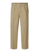 SELECTED HOMME Laskoshousut  tummabeige