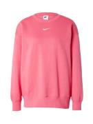 Nike Sportswear Collegepaita 'Phoenix Fleece'  vaaleanpunainen