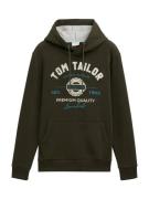 TOM TAILOR Collegepaita  taivaansininen / kuusi / villanvalkoinen