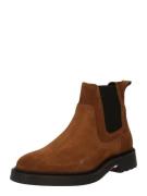 TOMMY HILFIGER Chelsea-bootsit  ruskea / musta