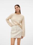 VERO MODA Neulepaita 'VMLUA'  beige