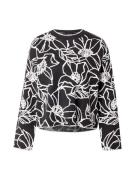 VERO MODA Neulepaita 'VMNEW FLORA'  musta / valkoinen