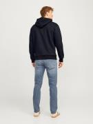 JACK & JONES Collegepaita 'JJSTAR'  oranssi / musta / meleerattu musta