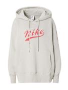 Nike Sportswear Collegepaita 'PHNX FLC'  beigenharmaa / punainen / val...