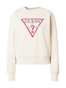 GUESS Collegepaita  beige / punainen / musta