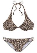 BRUNO BANANI Bikini  ecru / hiekka / ruskea / musta