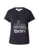 DKNY Paita  musta / hopea