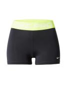 NIKE Urheiluhousut  neonkeltainen / musta / valkoinen