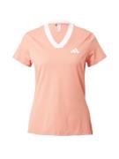 ADIDAS GOLF Toiminnallinen paita  lohi / valkoinen