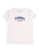 TOMMY HILFIGER Paita 'VARSITY REGULAR TEE SS'  valkoinen