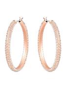 Swarovski Korvakoru 'Stone'  roseekulta / läpinäkyvä
