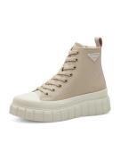 s.Oliver Korkeavartiset tennarit  tummabeige / offwhite