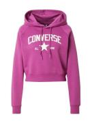 CONVERSE Collegepaita  neonvioletti / valkoinen