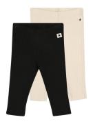 Lindex Leggingsit  musta / offwhite