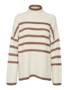 VERO MODA Neulepaita 'WIONA'  beige / ruskea