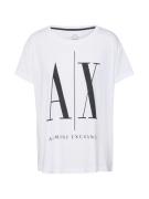 ARMANI EXCHANGE Paita '8NYTCX'  musta / valkoinen