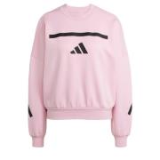 ADIDAS SPORTSWEAR Urheilullinen collegepaita 'Z.N.E.'  roosa / musta