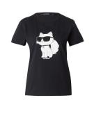 Karl Lagerfeld Paita 'Ikonik 2.0'  musta / valkoinen