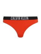 Calvin Klein Swimwear Bikinihousut  neonpunainen / musta / offwhite