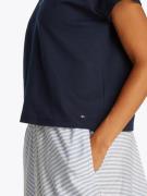 TOMMY HILFIGER Paita  tummansininen / valkoinen