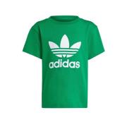 ADIDAS ORIGINALS Paita 'Trefoil'  vihreä / valkoinen