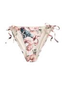 Next Bikinihousut  beige / tummanvihreä / vaaleanpunainen / offwhite