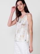 KOROSHI Toppi  kulta / offwhite