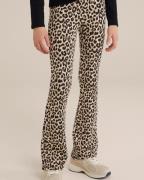 WE Fashion Leggingsit  brokadi / cappuccino / musta