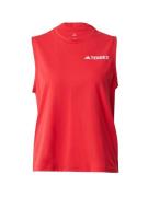 ADIDAS TERREX Urheilutoppi  vaaleanpunainen / valkoinen