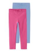 NAME IT Leggingsit  vaaleansininen / magenta