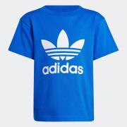 ADIDAS ORIGINALS Paita 'Trefoil'  sininen / valkoinen