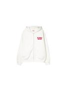 Bershka Collegetakki 'VALENTIN'  roosa / punainen / offwhite