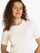 TOMMY HILFIGER Neulepaita '1985'  vaaleabeige