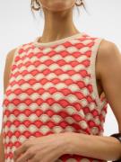 VERO MODA Neuletoppi 'VMCARRY'  kerma / tummanoranssi