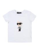 Karl Lagerfeld Paita  beige / vaalea pinkki / musta / valkoinen