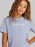 Calvin Klein Jeans Paita  vaaleanvioletti / valkoinen