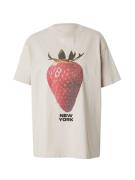 Abercrombie & Fitch Paita 'Strawberry'  beige / vihreä / punainen