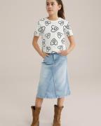 WE Fashion Paita  musta / offwhite