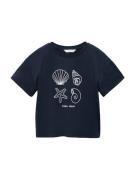 MANGO KIDS Paita 'SEASHELL'  laivastonsininen / valkoinen
