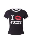 Juicy Couture Paita 'I KISSED JUICY'  punainen / musta / valkoinen
