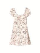 Bershka Mekko  tummanpunainen / offwhite