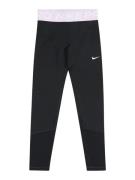 NIKE Urheiluhousut 'Pro'  pastellinpinkki / musta / valkoinen