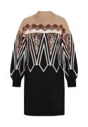 IZIA Neulemekko  beige / ruskea / kulta / musta