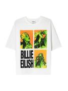 Bershka Paita 'BILLIE EILISH'  vaaleanvihreä / oranssi / musta / offwh...